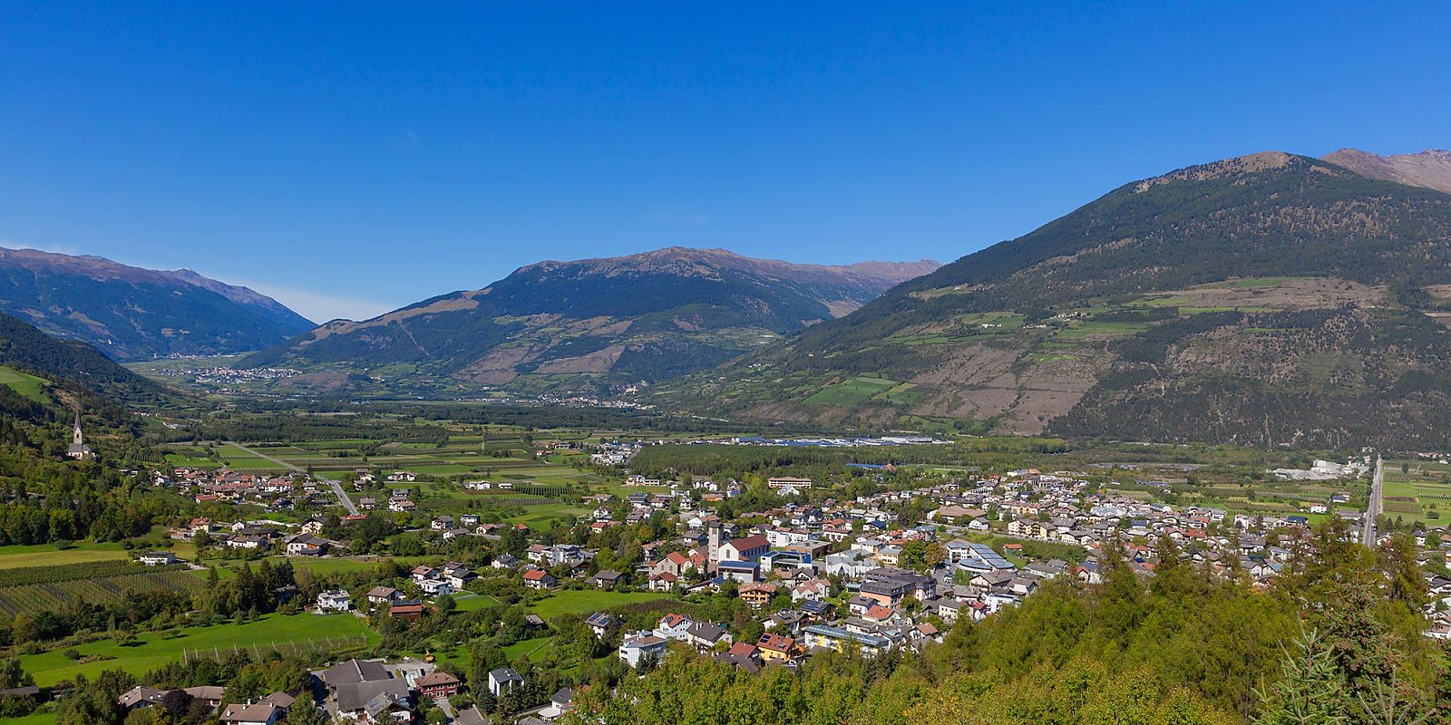 View on the Venosta Valley